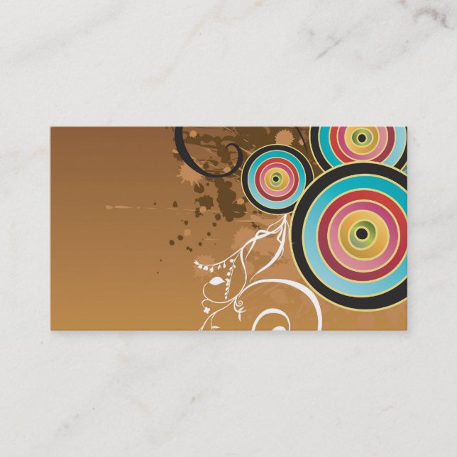 Tarjeta de visita abstracta (Anverso)