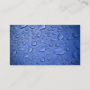 Tarjeta de visita abstracta de las gotitas de la