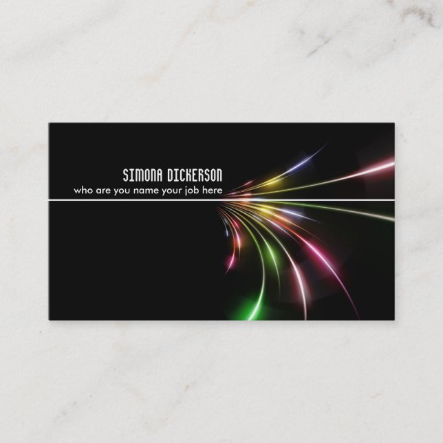 tarjeta de visita abstracta del diseño (Anverso)