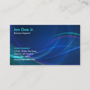 Tarjeta de visita abstracta del fractal