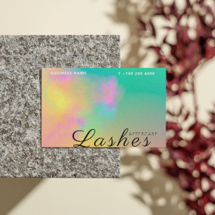 Tarjeta De Visita Abstracto Lash acuarela después de la instrucción