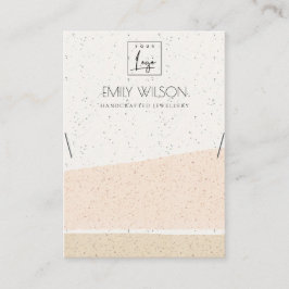 TARJETA DE VISITA ABSTRACTO RUBOR CERAMIC WAVES NECKLACE SHPLAY LOGO