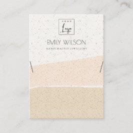 TARJETA DE VISITA ABSTRACTO RUBOR CERAMIC WAVES NECKLACE SHPLAY LOGO