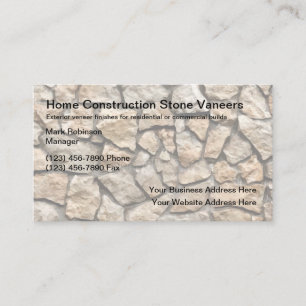 Tarjeta De Visita Acabado de chapa de construcción exterior