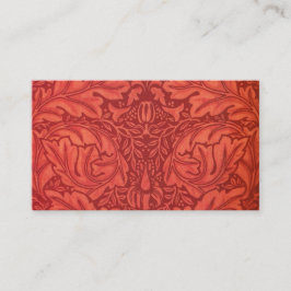 Tarjeta De Visita Acanthus de William Morris para el diseño de la