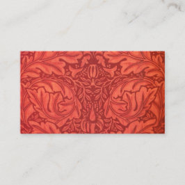 Tarjeta De Visita Acanthus de William Morris para el diseño de la