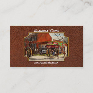 Tarjeta De Visita Accidente de tráfico - mirando hacia fuera para el