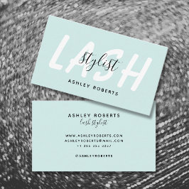 Tarjeta De Visita Aceite estilista moderno de lacas