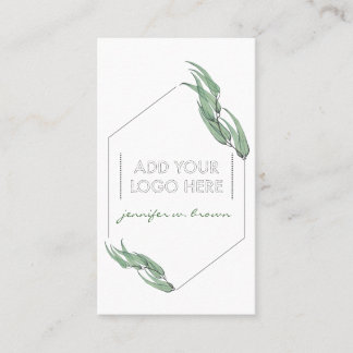 Tarjeta De Visita Aceites esenciales Eucalyptus Personalizado logoti