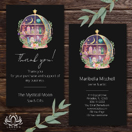 Tarjeta De Visita Aceites esenciales mágicos Yoga apotecario Gracias