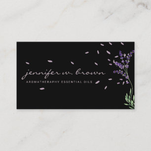 Tarjeta De Visita Aceites esenciales Perfume Lavender Florismo botán