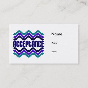 Tarjeta De Visita Aceptación