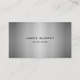 Tarjeta De Visita Acero