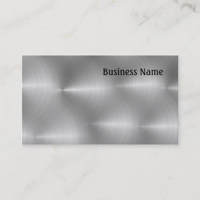 Tarjeta De Visita Acero (Anverso)