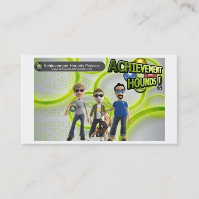 Tarjeta De Visita Achievementhounds (Anverso)
