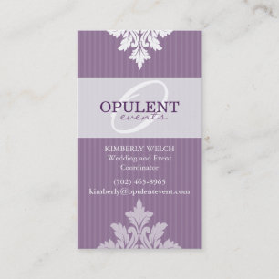 Tarjeta De Visita Acontecimiento opulento - personalizado