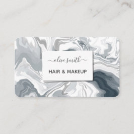 Tarjeta De Visita Acrílico de arte líquido moderno