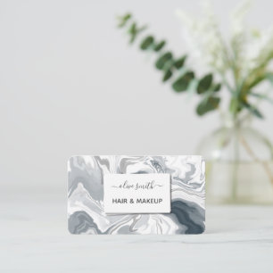 Tarjeta De Visita Acrílico de arte líquido moderno