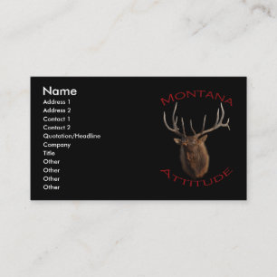 Tarjeta De Visita Actitud de Montana