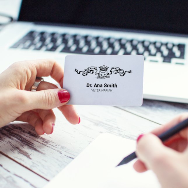 Tarjeta De Visita Actividades ilustradas de la profesión veterinaria (Subido por el creador)