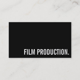 Tarjeta De Visita Acto del productor de películas de director