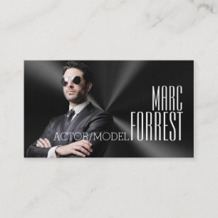 Tarjeta De Visita Actor Actriz Modelo Fotografía de Cabeza Rodaje Te