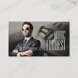 Tarjeta De Visita Actor Actriz Modelo Fotografía de Cabeza Rodaje Te