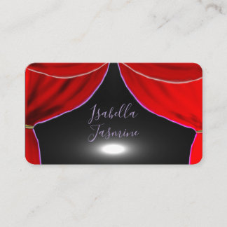 Tarjeta De Visita Actress actor influencer psychic  business card