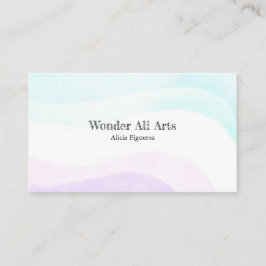 Tarjeta De Visita Acuarela
