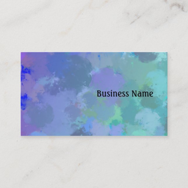 Tarjeta De Visita Acuarela (Anverso)
