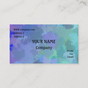Tarjeta De Visita Acuarela