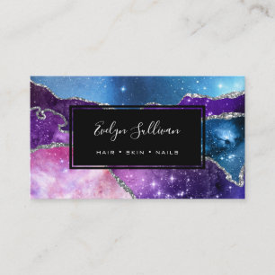 Tarjeta De Visita acuarela brillante