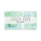 Acuarela Businesscard de la verde menta