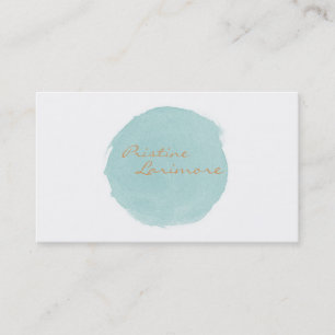 Tarjeta De Visita ★ Acuarela elegante