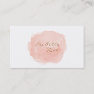 Tarjeta De Visita ★ Acuarela elegante