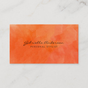 Tarjeta De Visita Acuarela minimalista