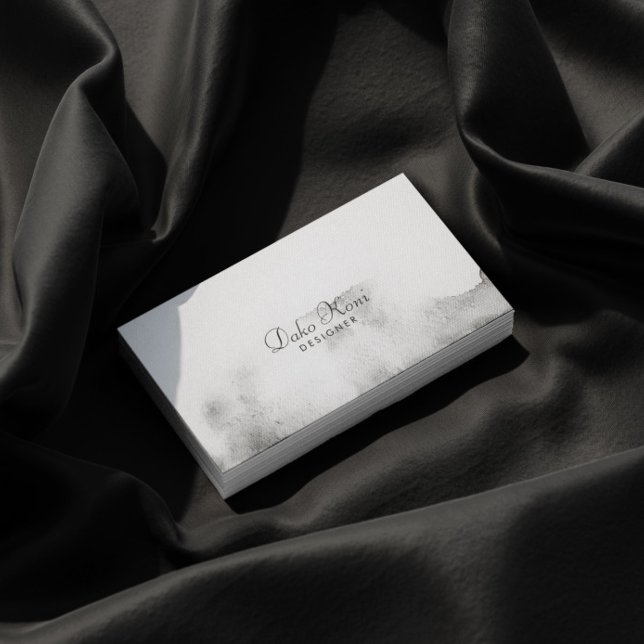 Tarjeta De Visita acuarela minimalista (Subido por el creador)