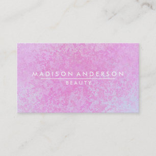 Tarjeta De Visita Acuarela Moderna, Sencilla y Clásica Belleza Rosa