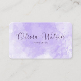 Tarjeta De Visita Acuarela moderna única