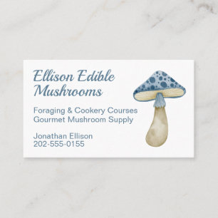 Tarjeta De Visita Acuarela Mushroom