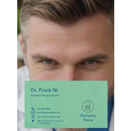 Tarjeta De Visita Acupuncture Business Card  TCM Business card