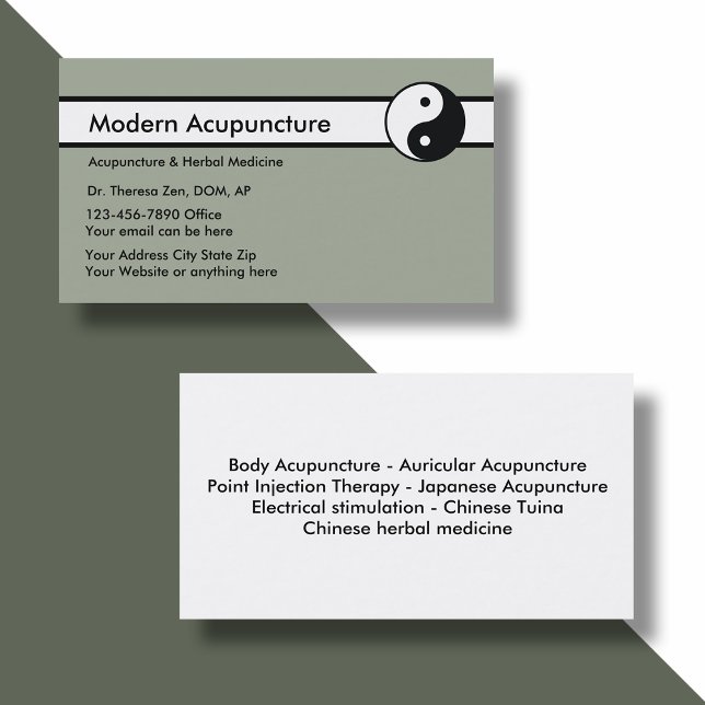 Tarjeta De Visita Acupuntura china (Subido por el creador)