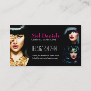 Tarjeta de visita adaptable del artista de
