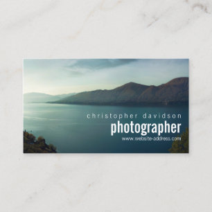 Tarjeta de visita adaptable del fotógrafo