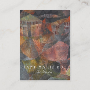 Tarjeta de visita adaptable del hotel de Paul Klee