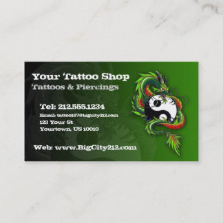Tarjeta de visita ADAPTABLE del tatuaje