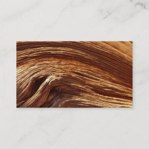 Tarjeta de visita adaptable, efecto de madera
