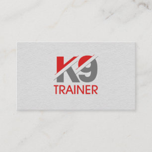 Tarjeta De Visita - Adiestrador de perros - instructor clásico K9