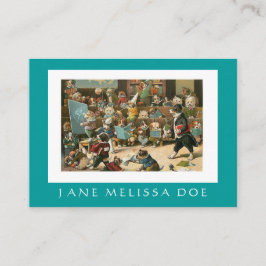 Tarjeta De Visita Adiestrador de perros o profesor particular -