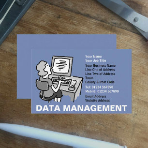 Tarjeta De Visita Administración de datos